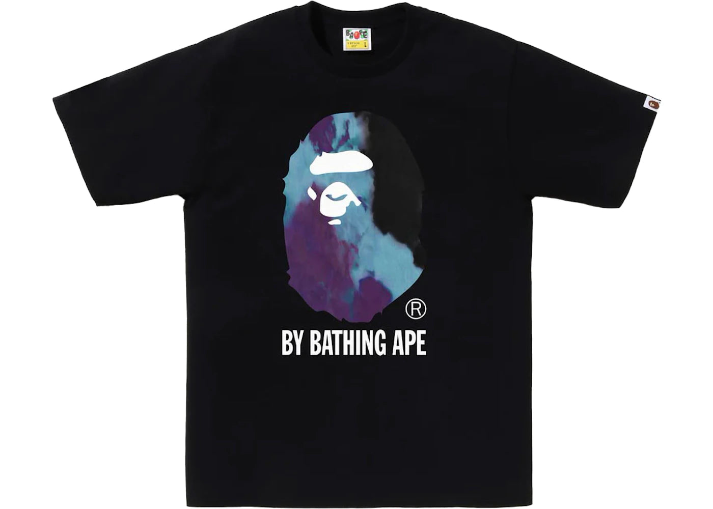 BAPE Tie Dye By Bathing Ape Tee (FW24) Black/Black