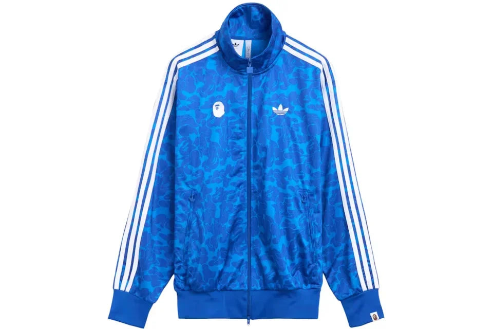 BAPE x adidas All Over Print SSTR Track Jacket Blue