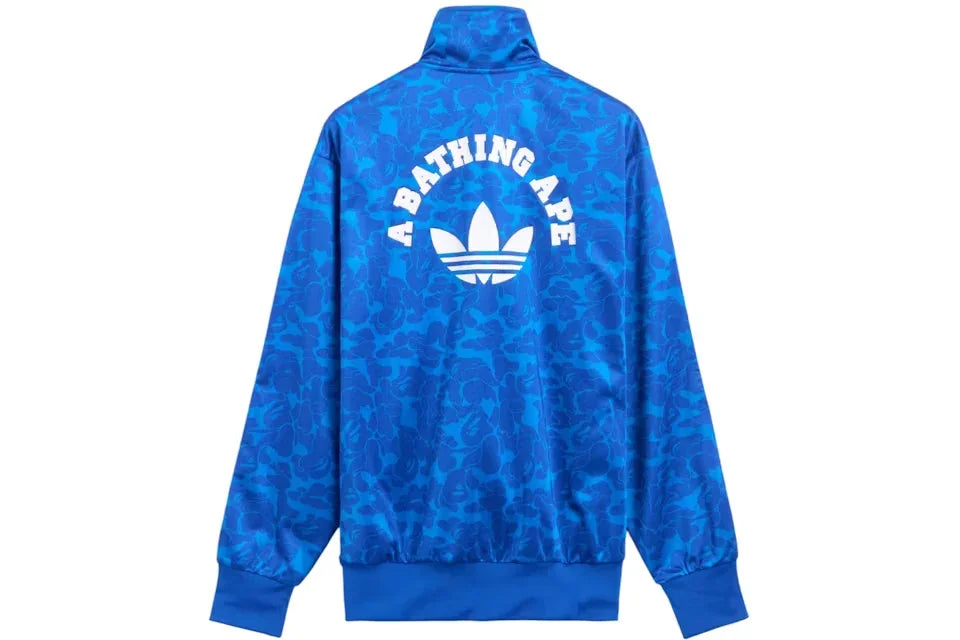 BAPE x adidas All Over Print SSTR Track Jacket Blue