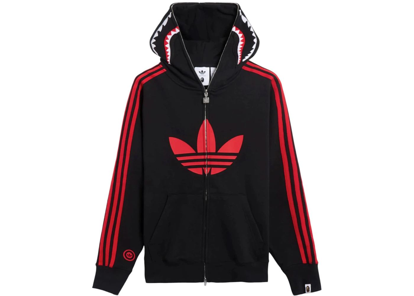 新品正規品BAPE × adidas SHARK FULL ZIP HOODIE BAPE X ADIDAS 】SHARK FULL ZIP HOODIE | bape.com