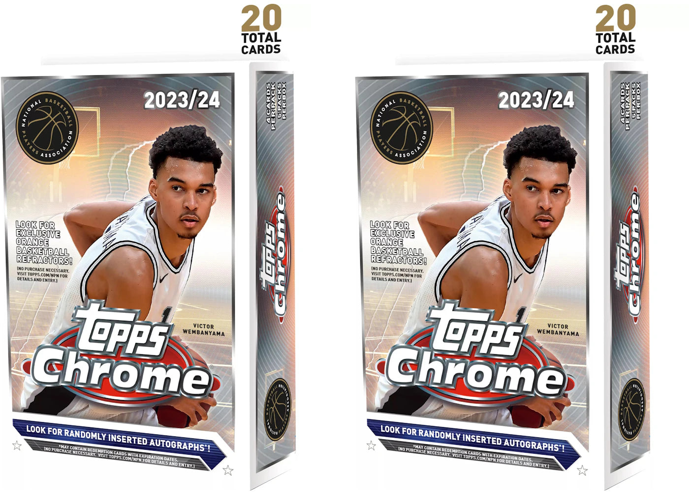 2023-24 Topps Chrome Basketball Hanger Box (2x Lot) -1