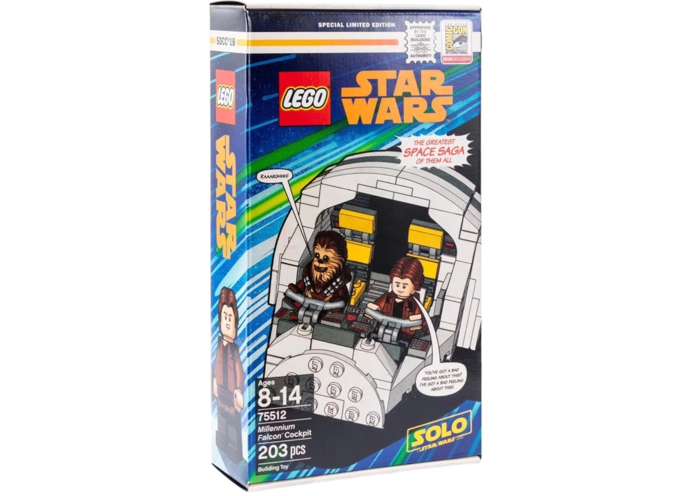 LEGO Star Wars Millenium Falcon Cockpit SDCC 2018 Exclusive Set 75512 -1