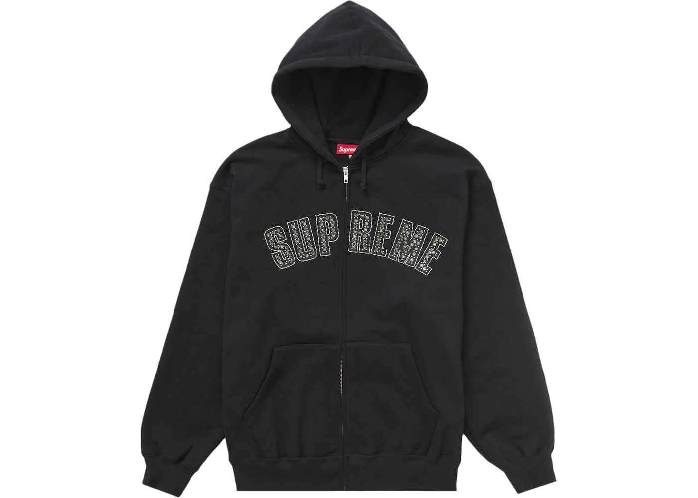 Supreme b.b. Simon Zip Up Hooded Sweatshirt Black -1