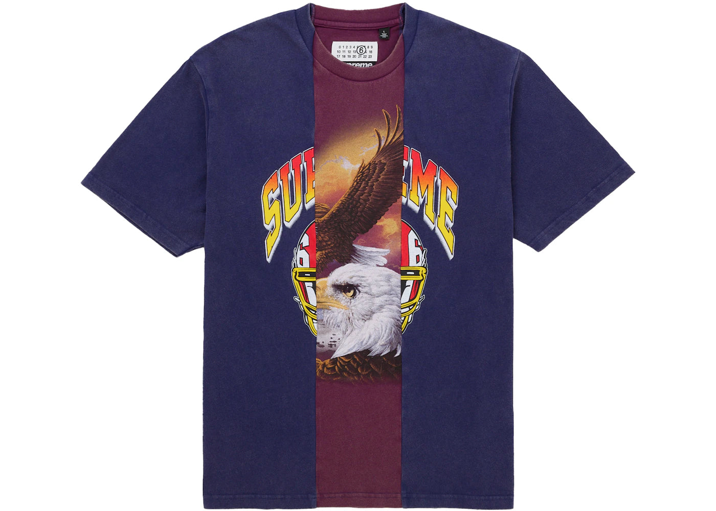 Supreme MM6 Maison Margiela Split S/S Top Navy -1