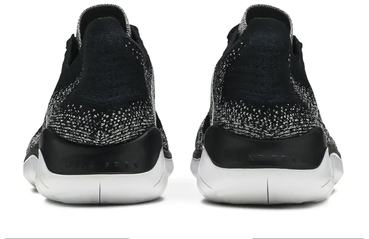 Nike Free RN Flyknit 2018 Black White Ombre