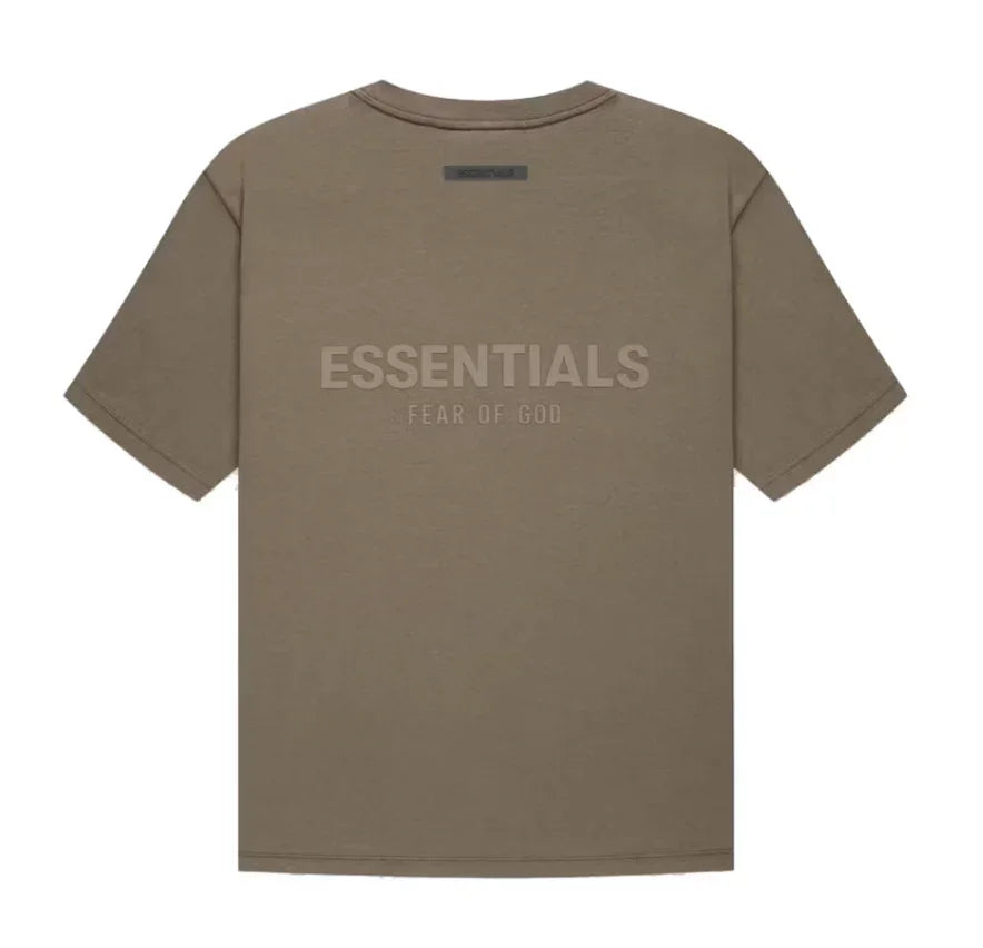 Back Fear of God Essentials T-shirt Harvest