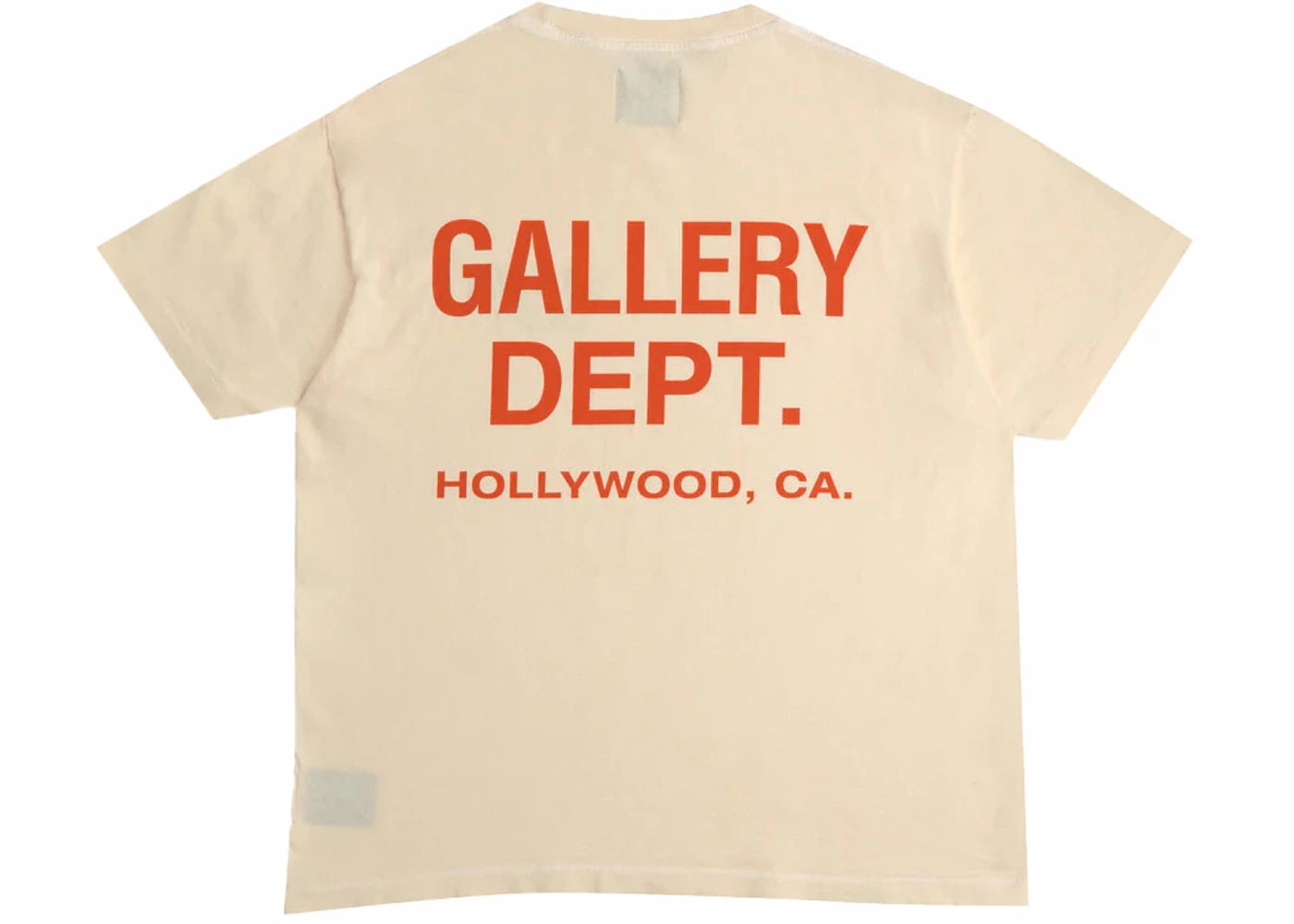 Back Gallery Dept. Souvenir T-Shirt Cream/Orange