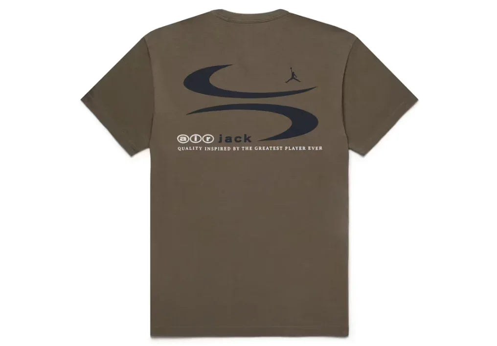 Back Jordan x Travis Scott T-shirt Brown