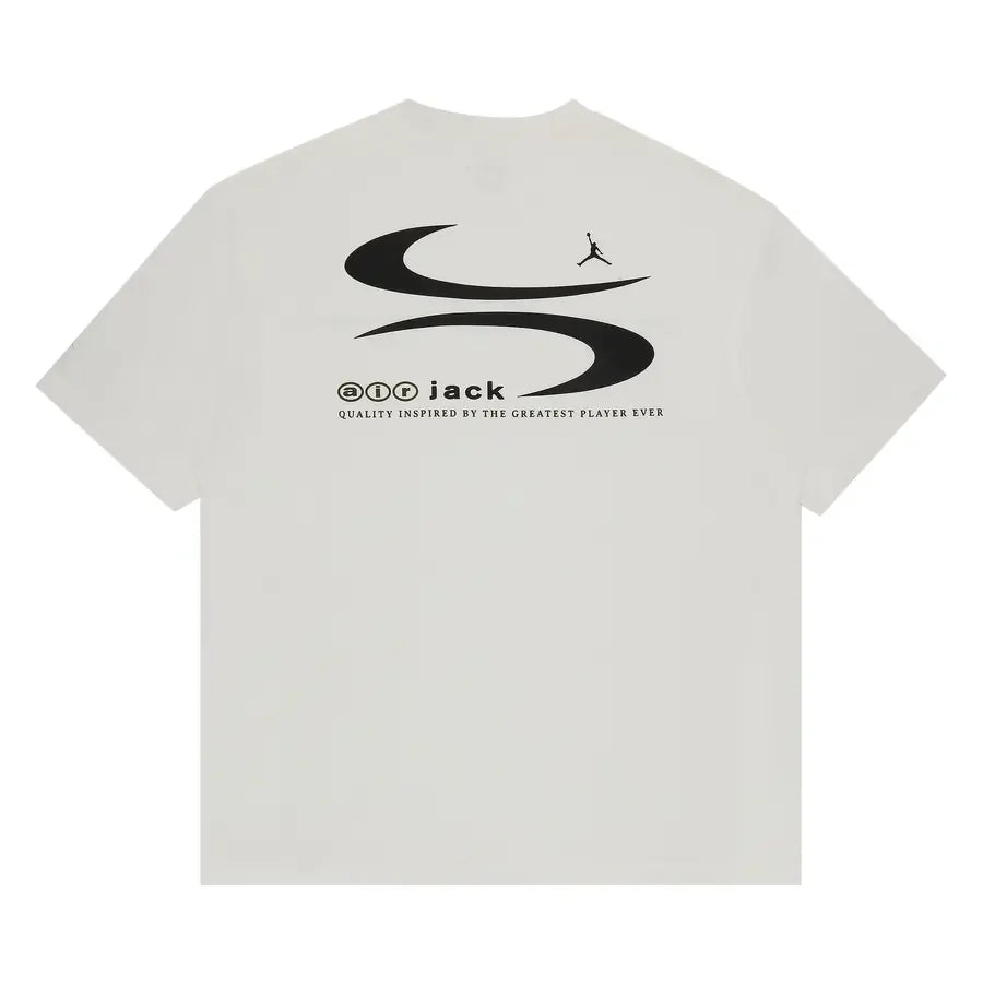 Back Jordan x Travis Scott T-shirt White