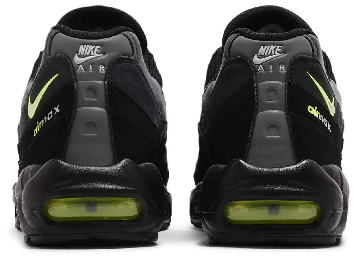 Nike Air Max 95 Retro Logo Black Grey Volt
