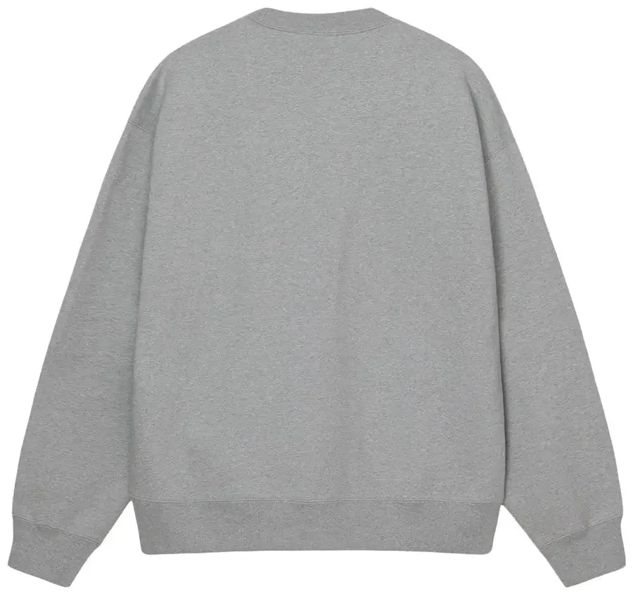 Back Nike x Stussy Crew Fleece Grey