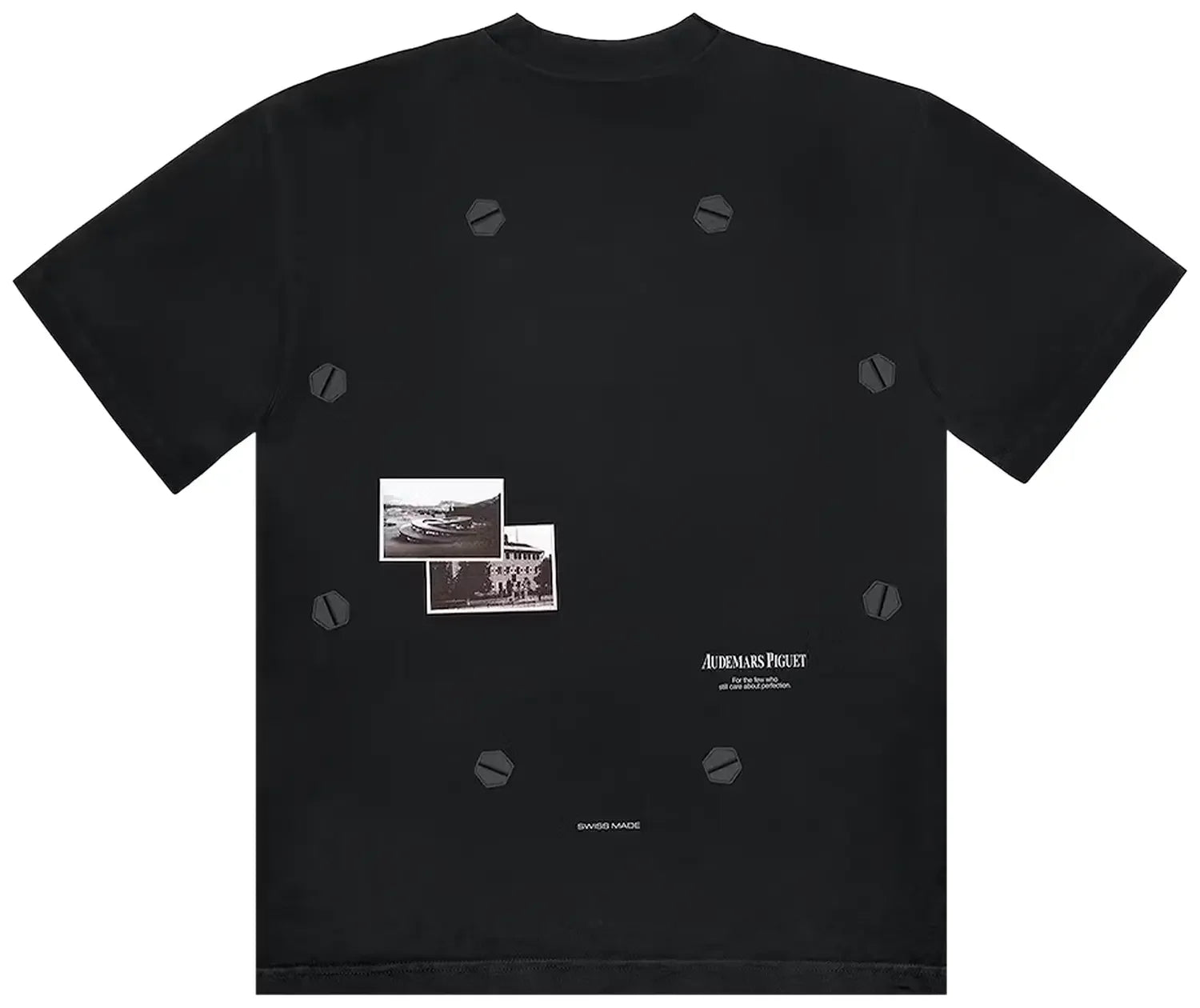 Back Travis Scott CJ x Audemars Piguet Vintage Tee Black