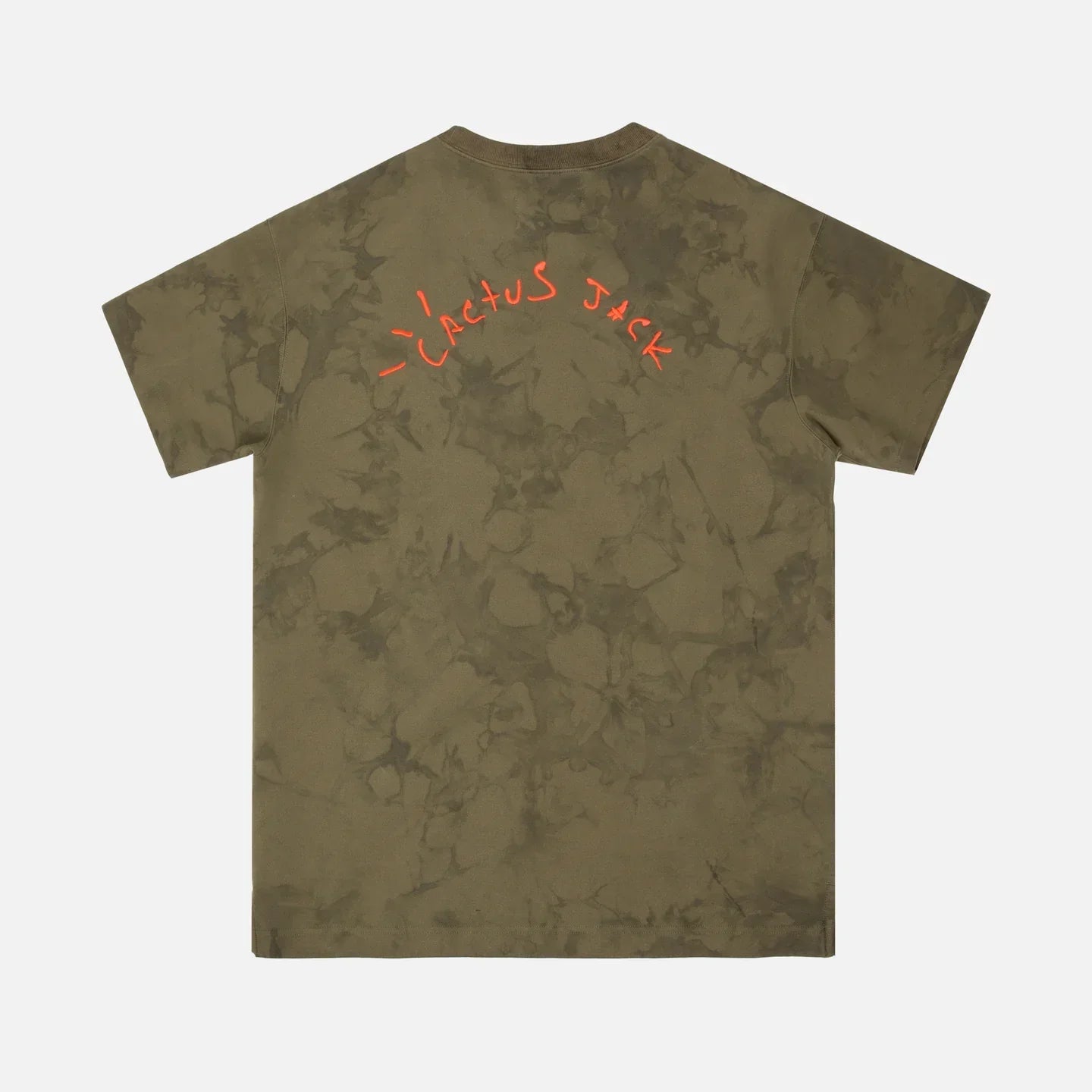 Back Travis Scott Jordan SS Tee Olive