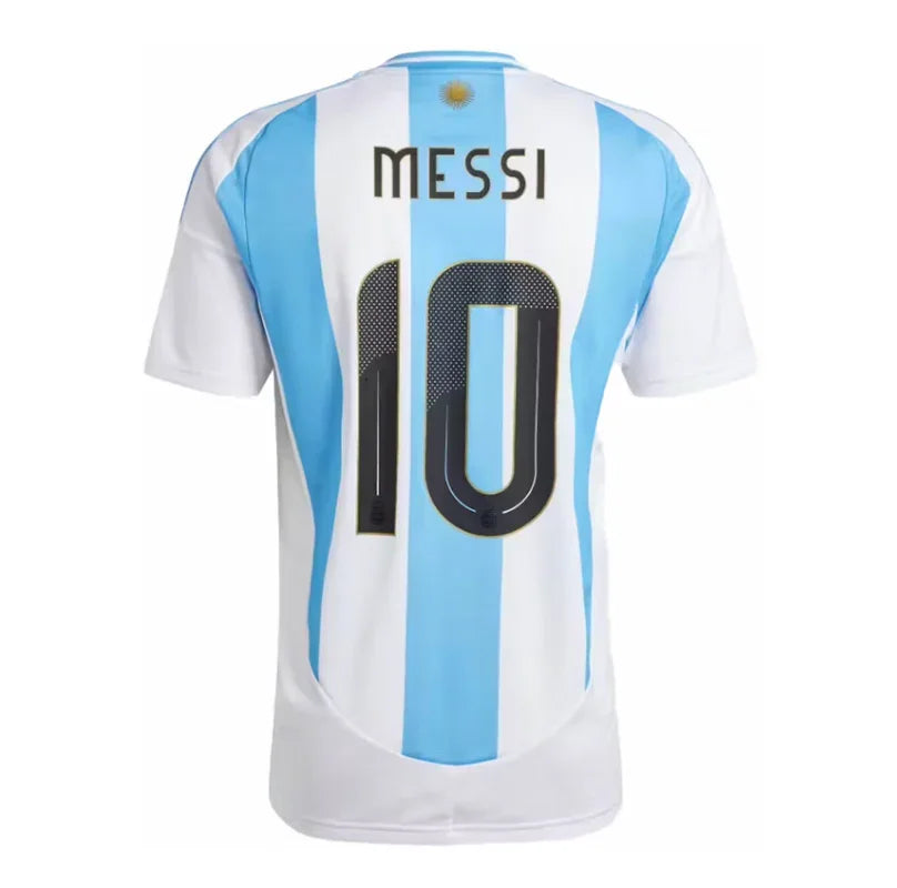 Back adidas Argentina 24 Messi Home Jersey White/Blue Burst