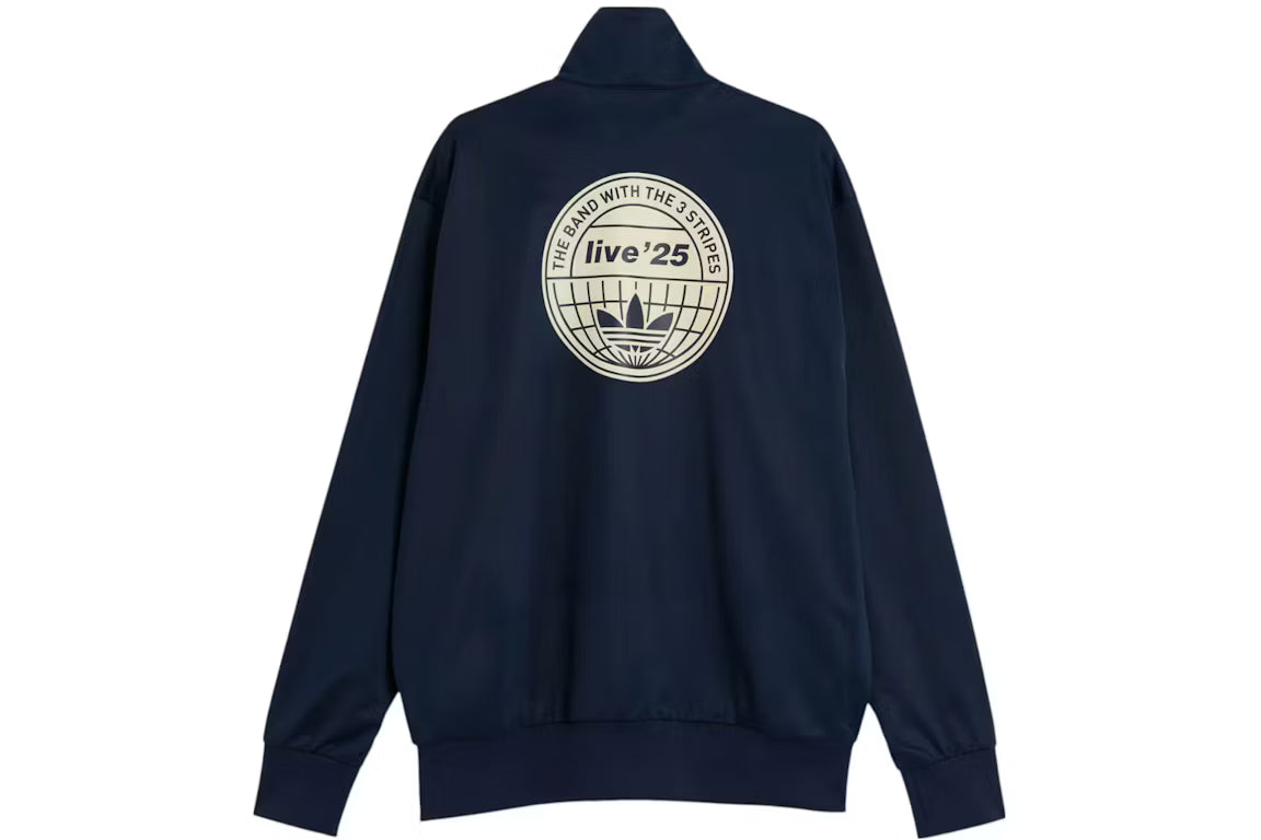 Back adidas x Oasis Tour Firebird Track Top Night Indigo