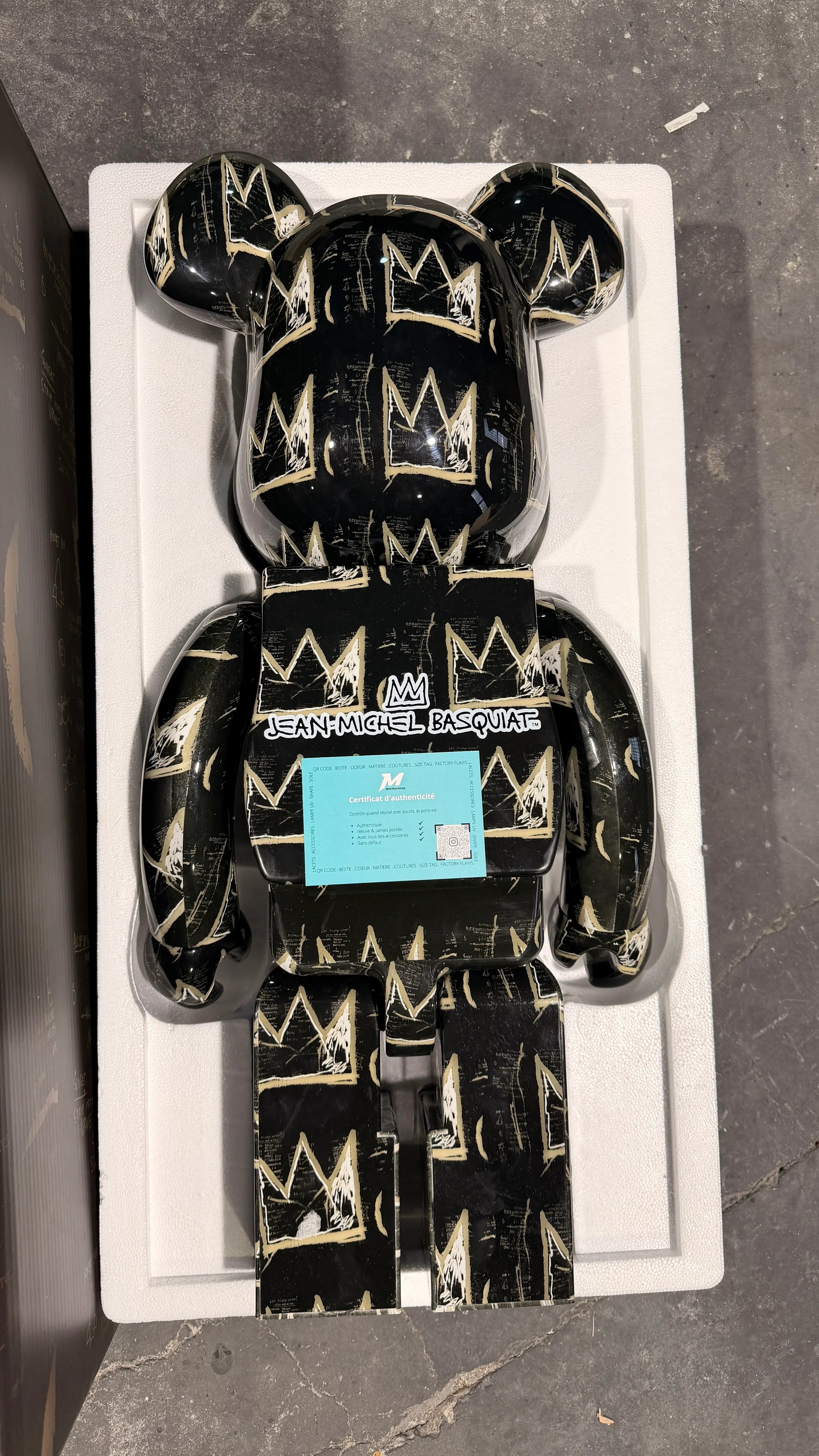 Bearbrick Jean-Michel Basquiat #8 1000%