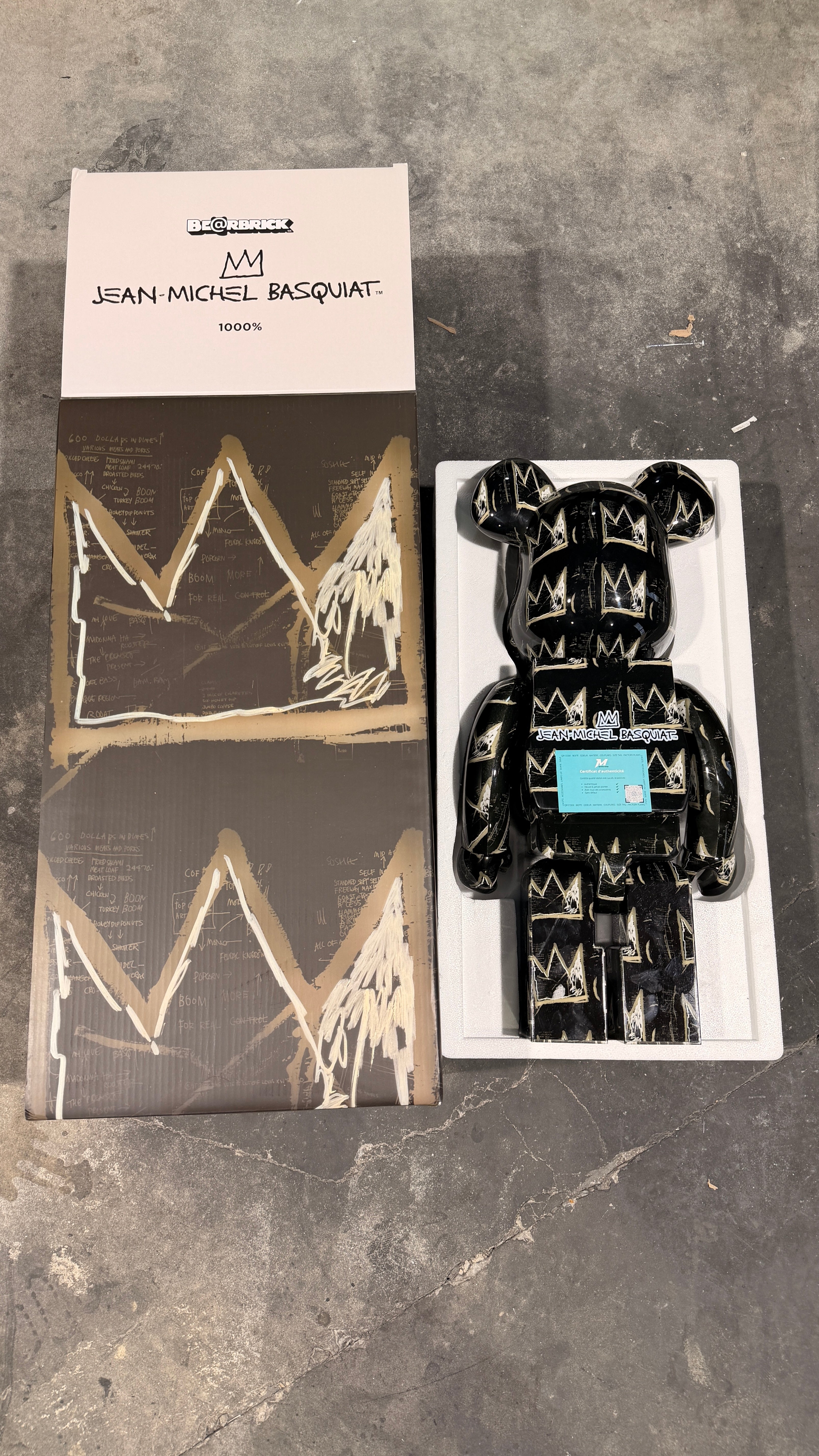 Bearbrick Jean-Michel Basquiat #8 1000%