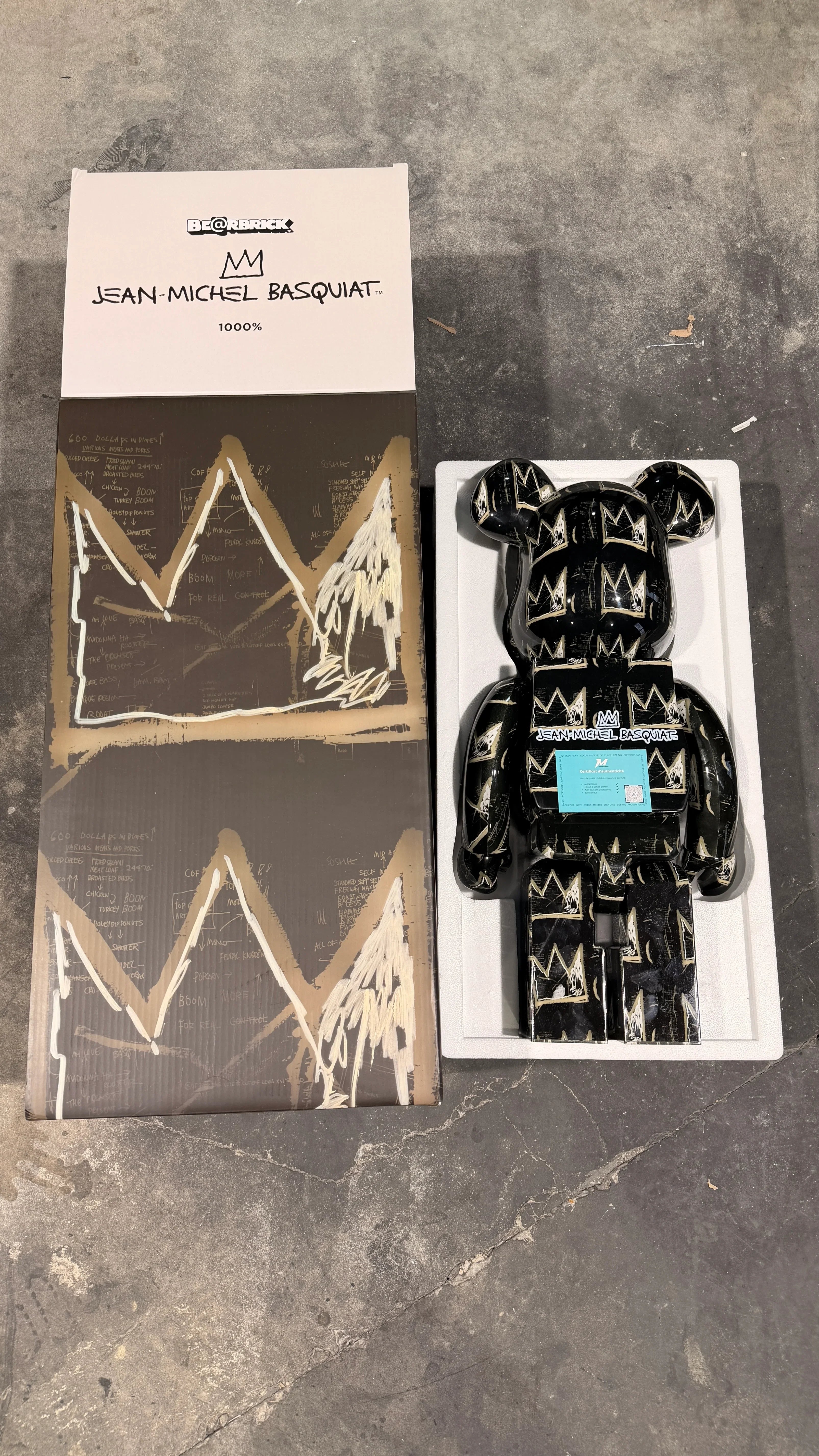 Bearbrick Jean-Michel Basquiat #8 1000%