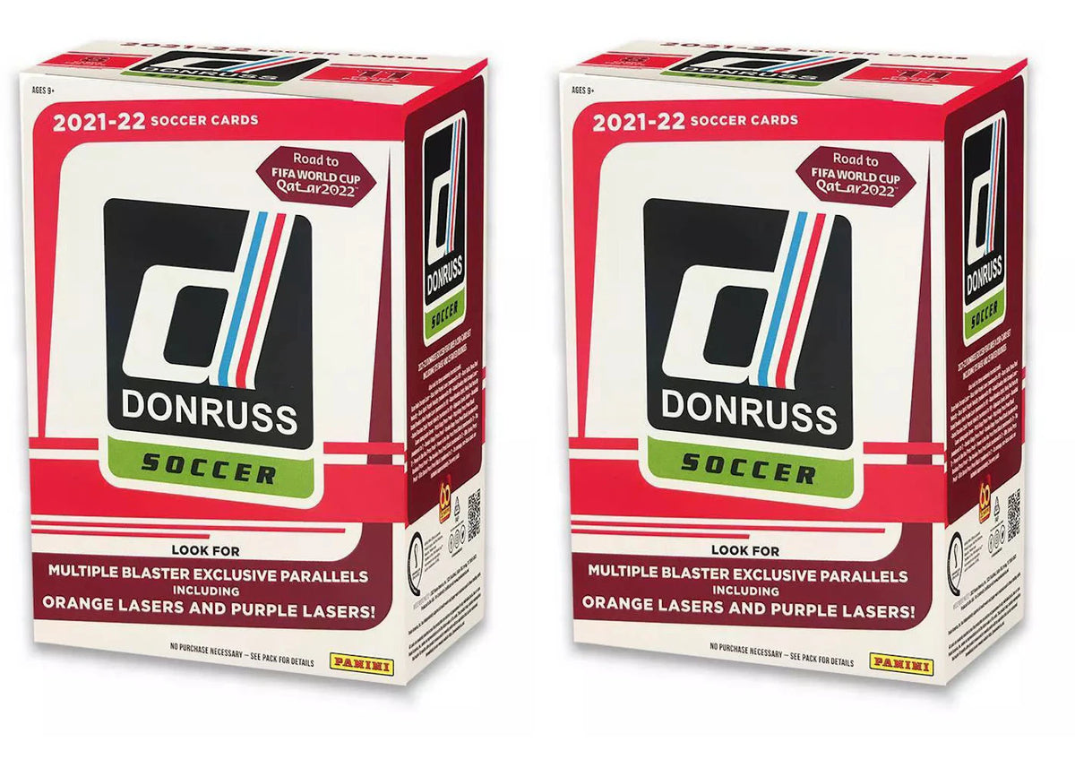 2021-22 Panini Donruss Soccer Blaster Box 2x Lot -1