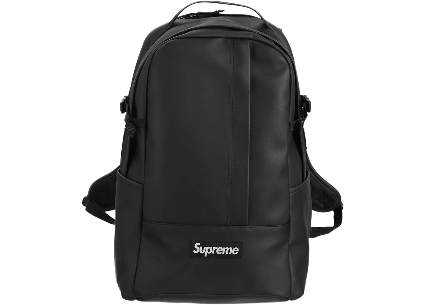 Supreme Leather Backpack Black -1