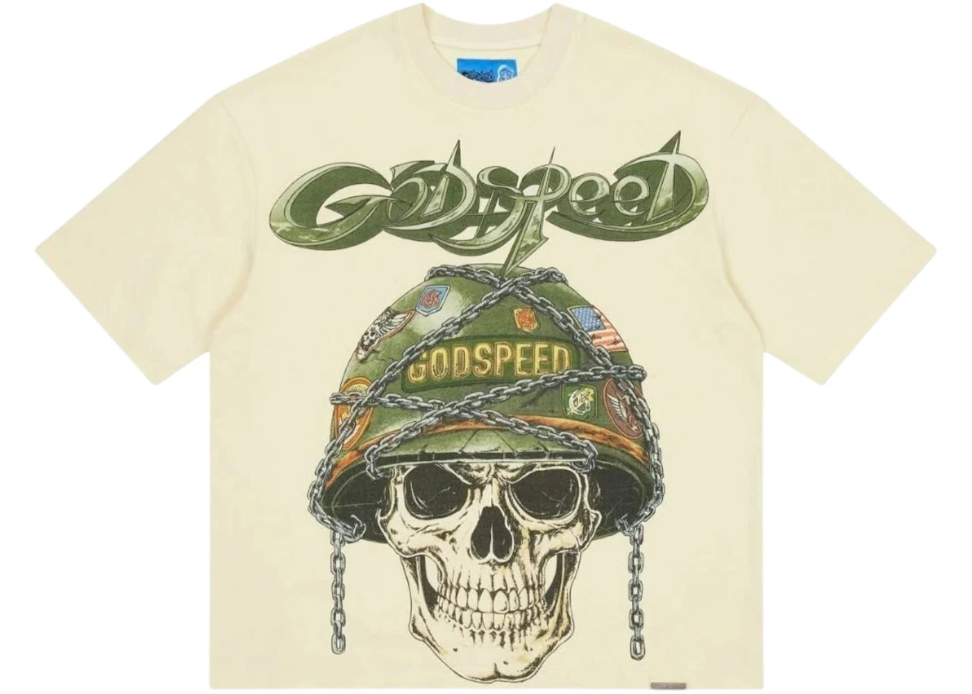 Godspeed Badges of Honor II NG T-shirt Bone -1