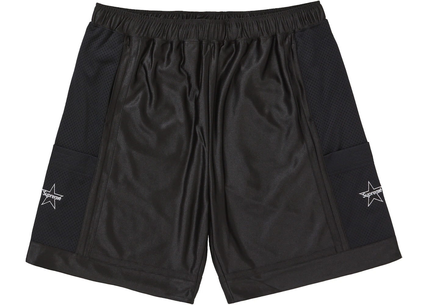 Supreme Side Pocket Basketball Short Black -1