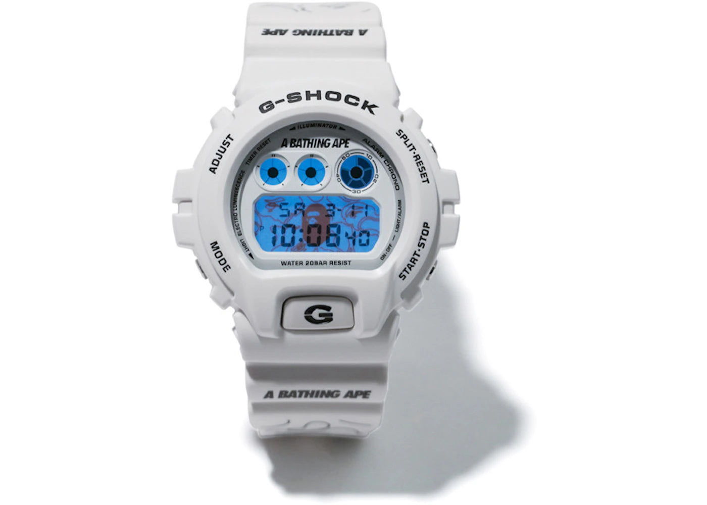 Casio G-Shock Bape Outline Camo DW-6900 (White) -1