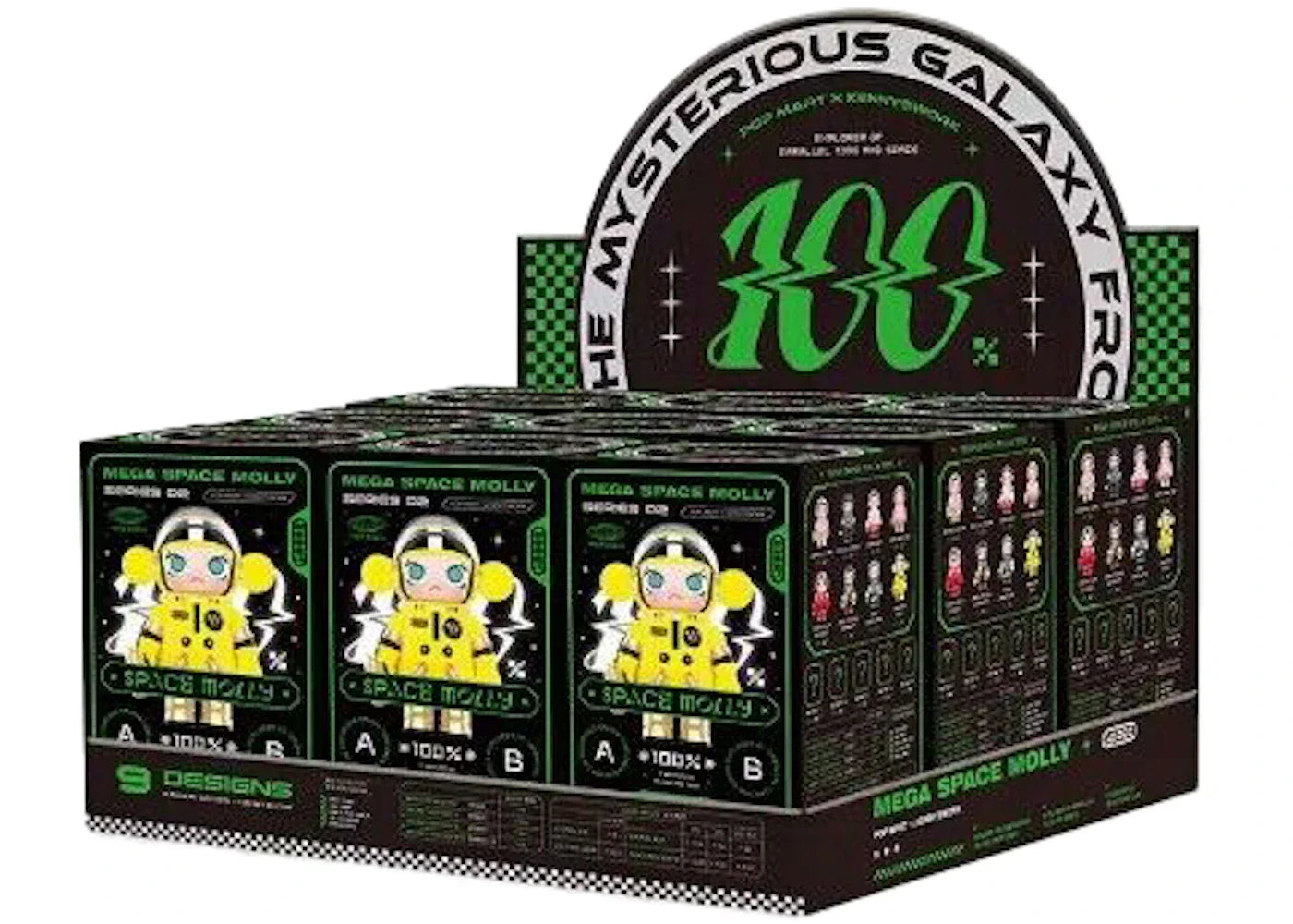 Pop Mart Mega Space Molly 100% Series 2 Sealed Case (9 Blind Box)-1