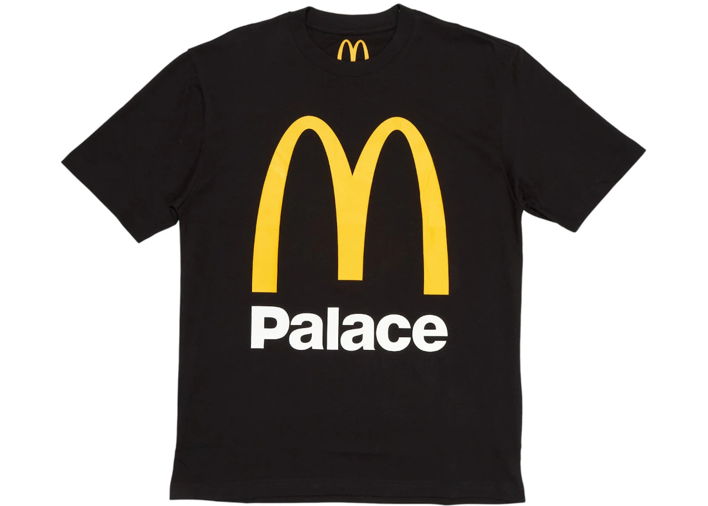 Palace x McDonald's Logo T-shirt Black -1