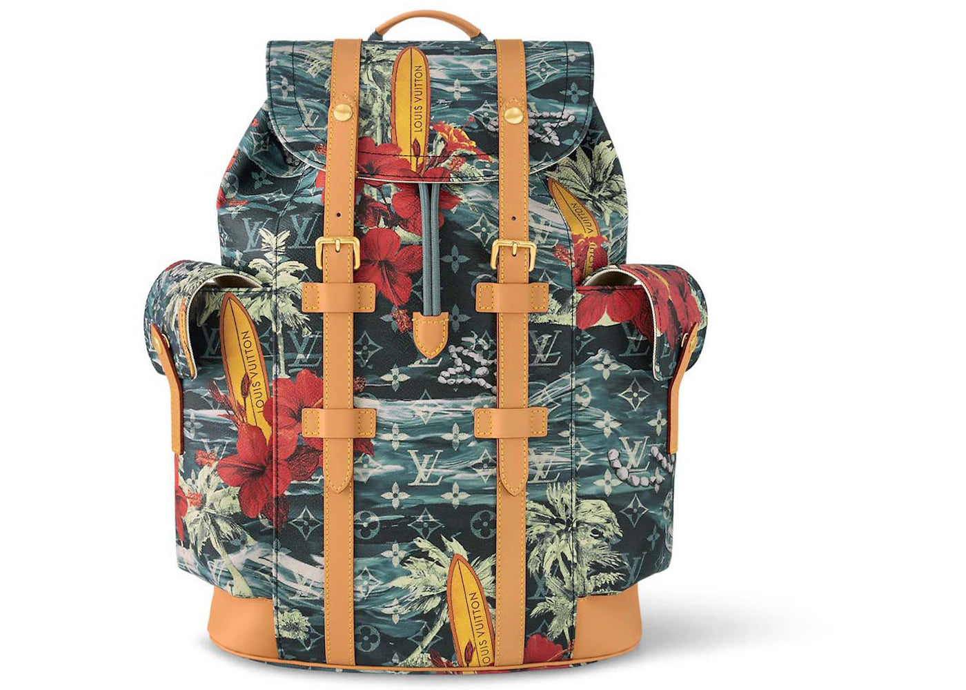 Louis Vuitton Christopher MM Monogram Surfin' Navy Blue -1
