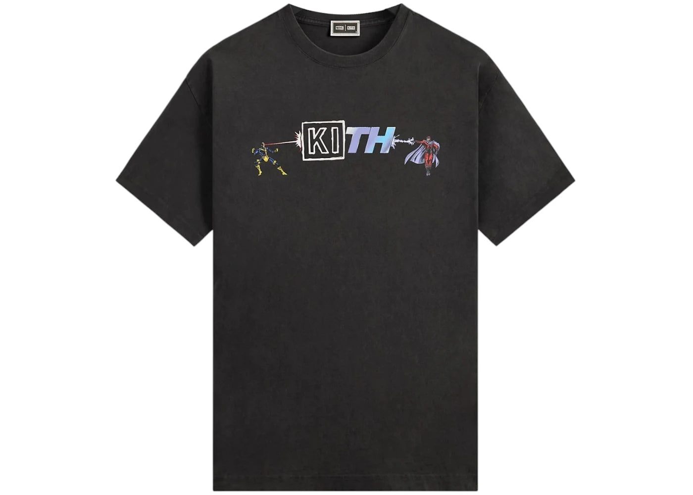 Kith x Marvel Cyclops vs. Magneto Vintage Tee Black -1