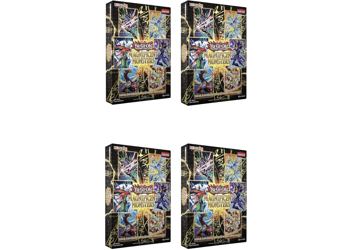 2026 Yu-Gi-Oh Magnificent Monsters Box (English) 4x Lot -1