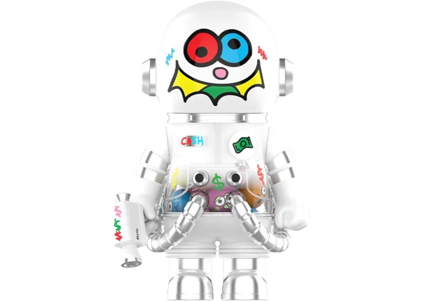 Pop Mart Mega Space Molly 400% Jon Burgerman Space Cadets Series Cash (Secret Edition) Figure-1