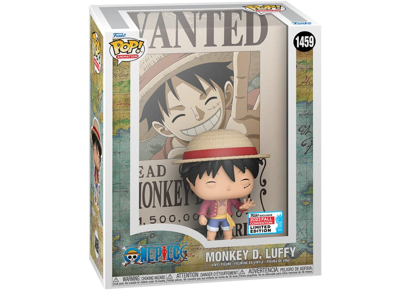 Funko Pop! Animation Poster One Piece Monkey D. Luffy Fall Convention Exclusive Figure #1459 -1
