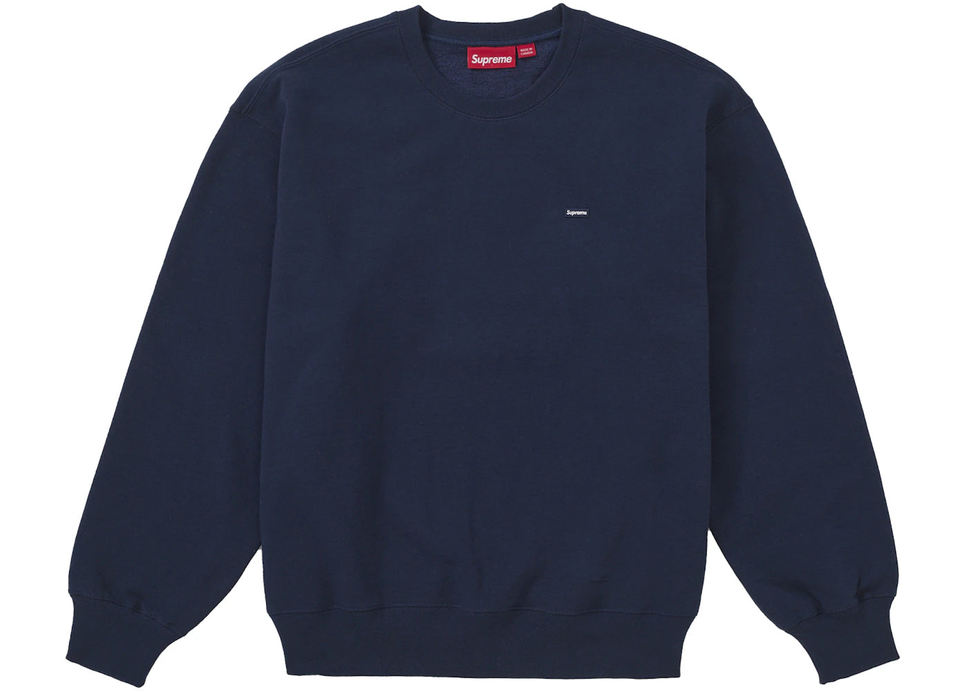 Supreme Small Box Crewneck (FW25) Navy -1