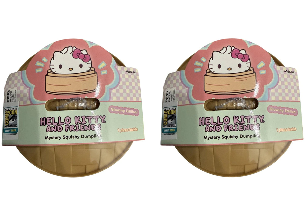 Hello Kitty and Friends Mystery Squishy Dumpling Glowing Edition SDCC 2026 Blind Box 2x Lot -1