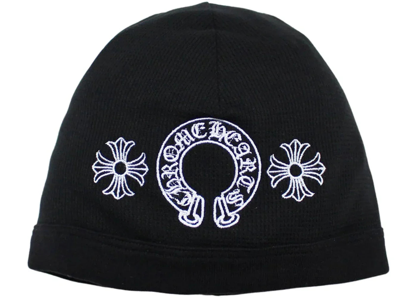 Chrome Hearts Horseshoe Skull Cap Beanie Black