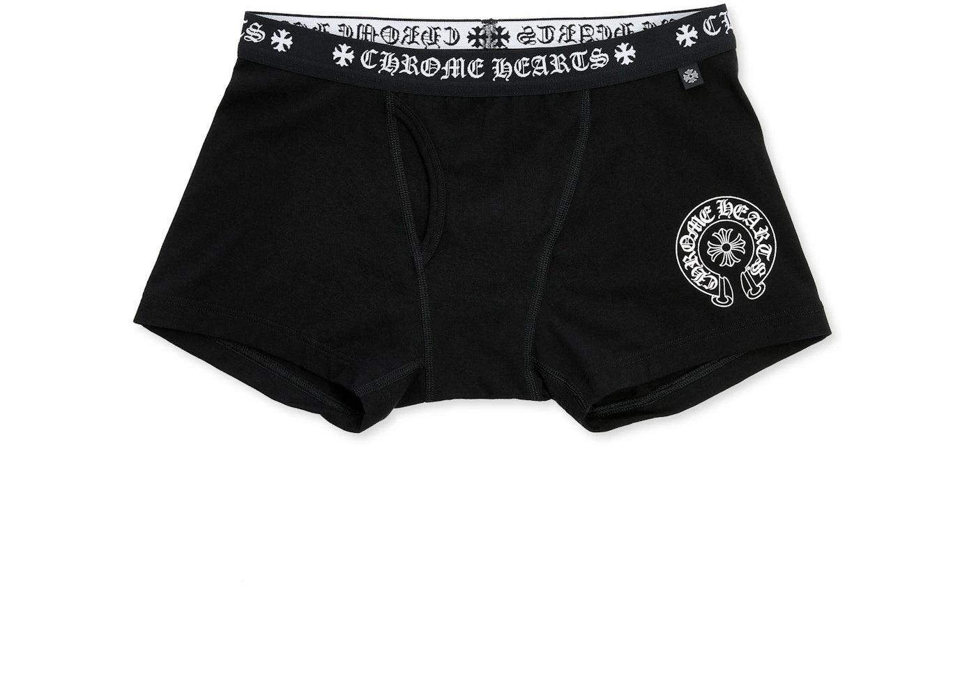 Chrome Hearts Boxer Brief Shorts Black/White