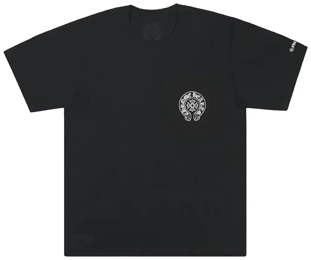 Chrome Hearts Horse Shoe Logo Pocket T-Shirt Black
