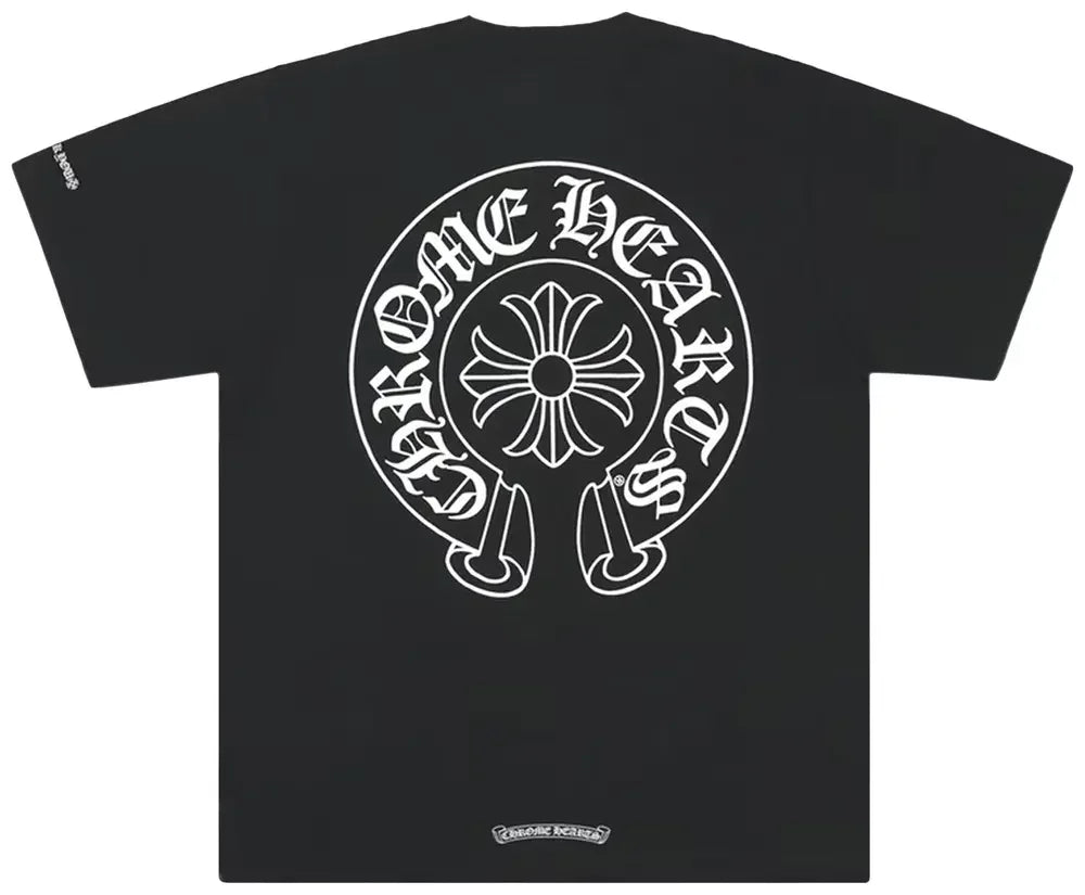 Chrome Hearts Horse Shoe Logo Pocket T-Shirt Black