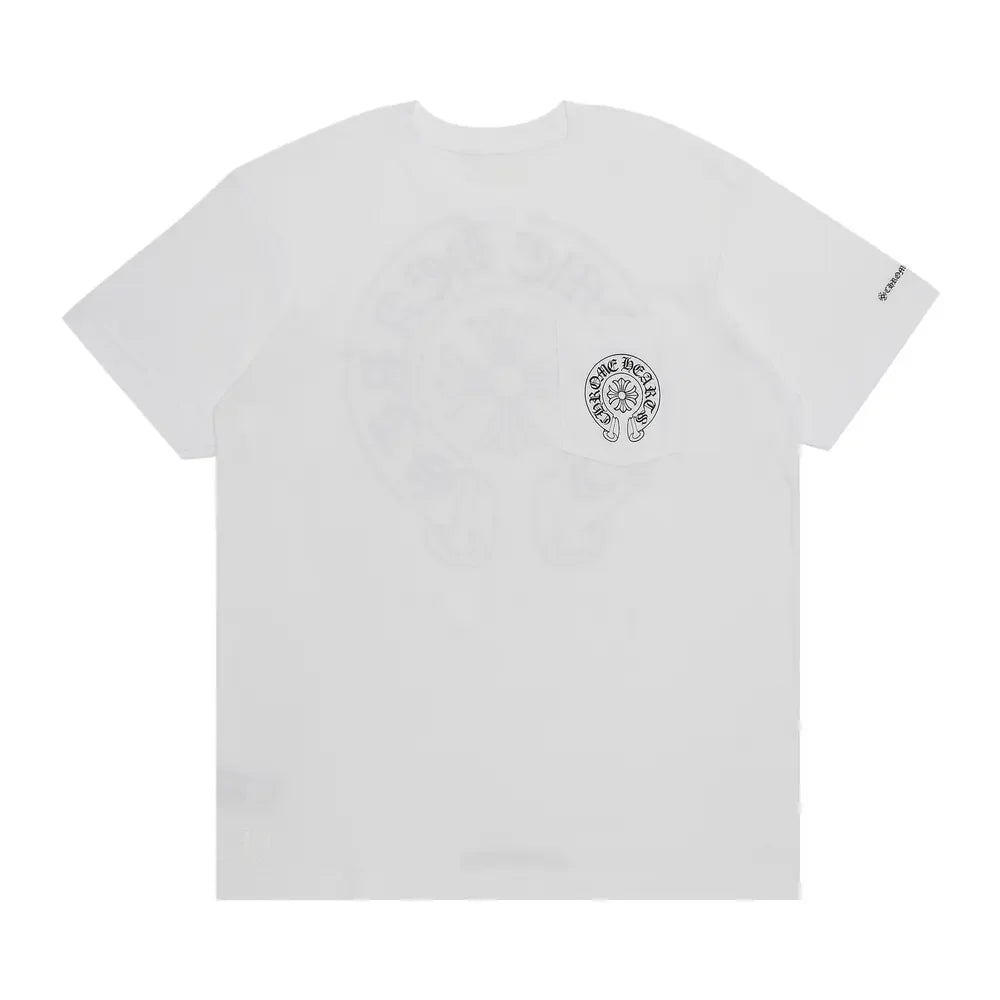 Chrome Hearts Horse Shoe Logo Pocket T-Shirt White