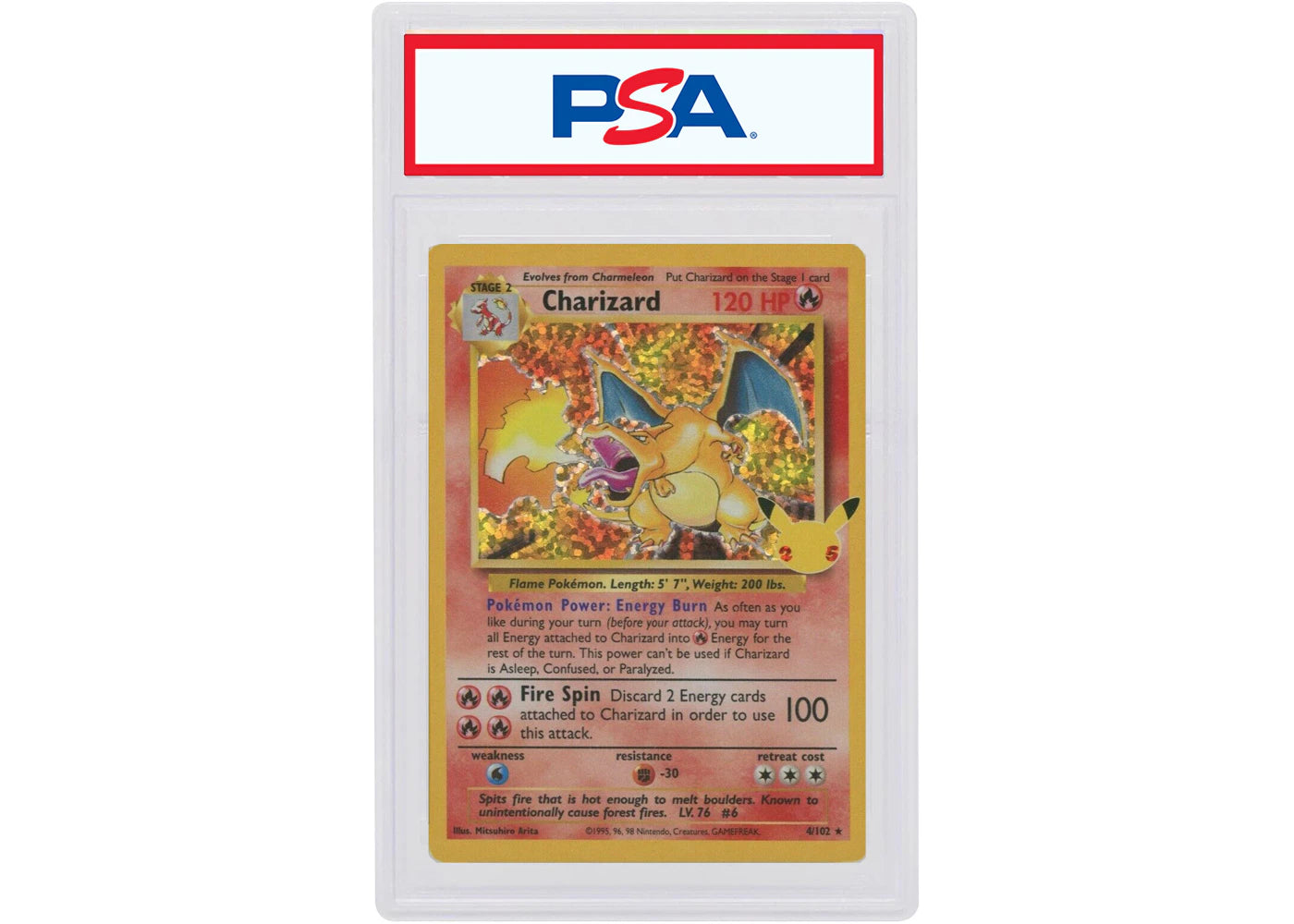 Charizard 2021 Pokémon TCG Celebrations Classic Collection Base Set Holo #4 (PSA or BGS Graded) -1