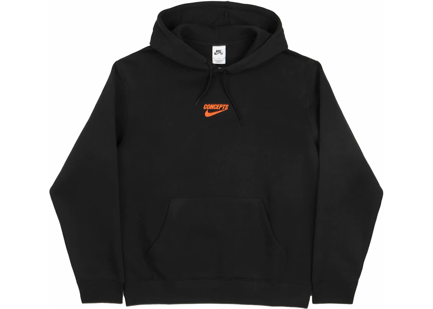 Nike SB x Concepts Hoodie Black Orange -1