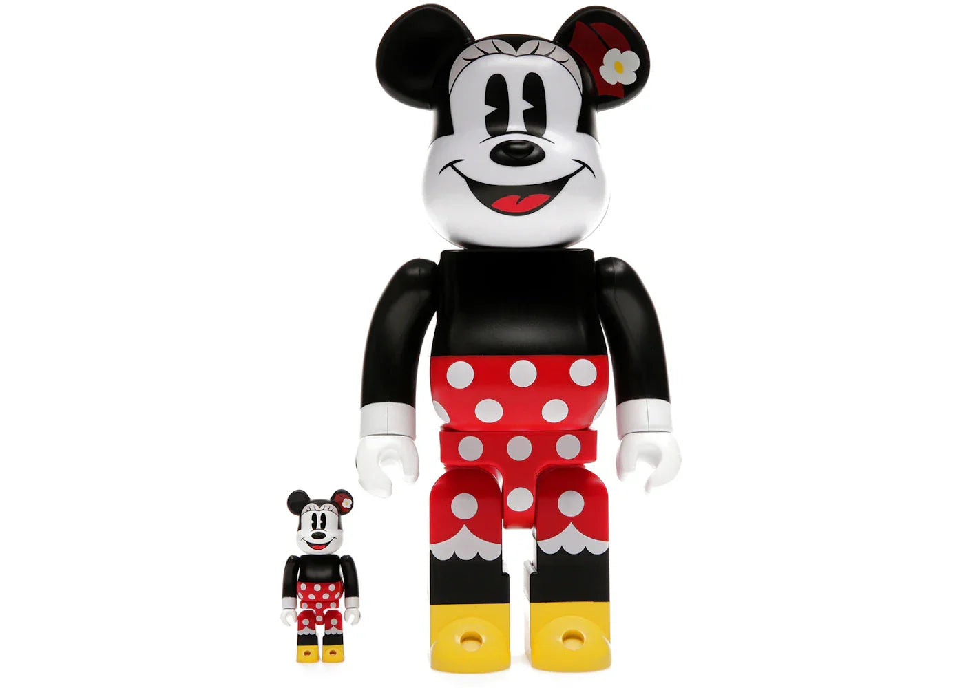 Bearbrick x Disney Minnie Mouse 100% & 400% Set-1