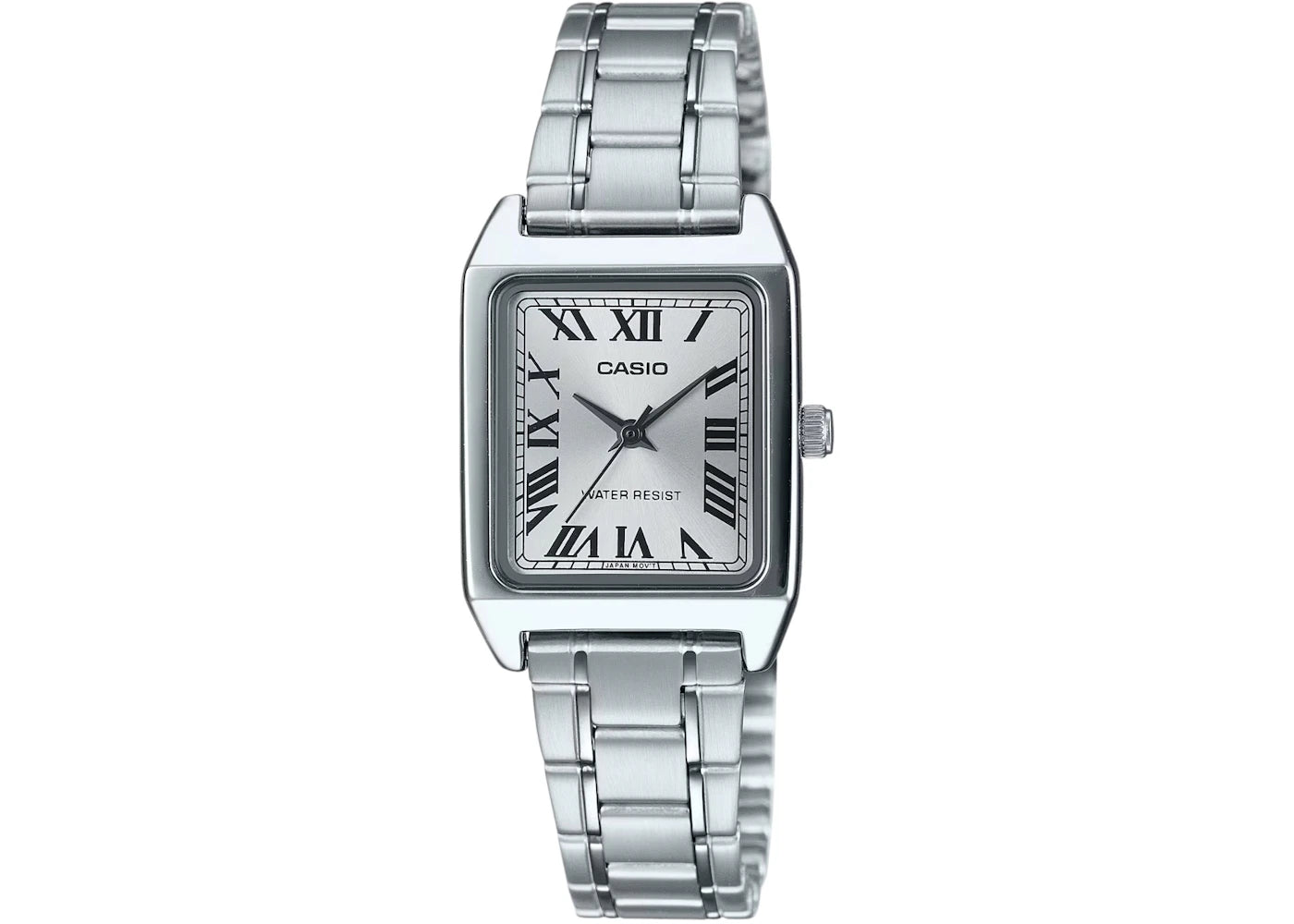 Casio Women’s Stainless Steel Watch with Silver Roman Dial LTP-V007D-7BUDF -1