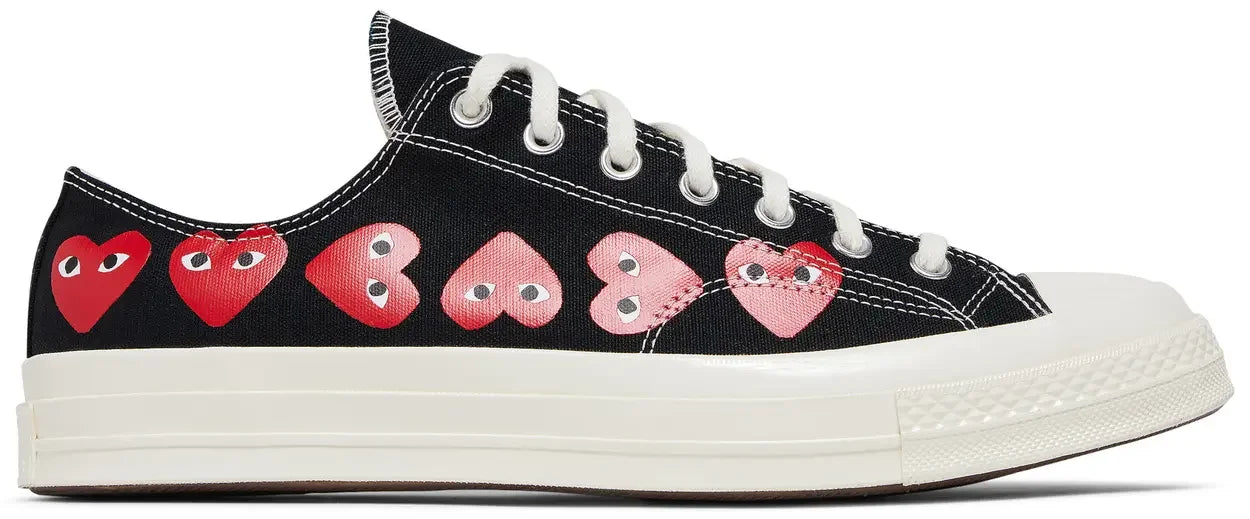 Converse Chuck Taylor All Star 70 Ox Comme des Garcons PLAY Multi-Heart Black