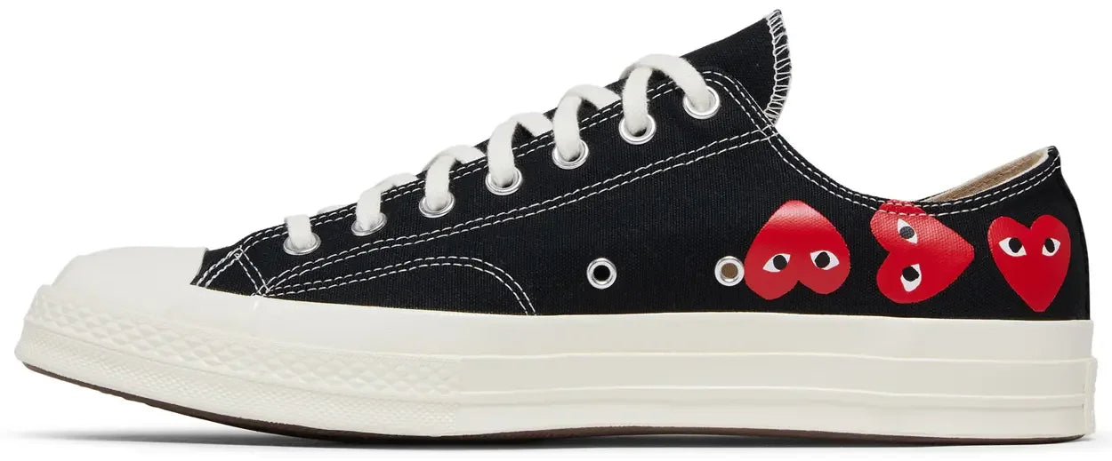 Converse Chuck Taylor All Star 70 Ox Comme des Garcons PLAY Multi-Heart Black 2