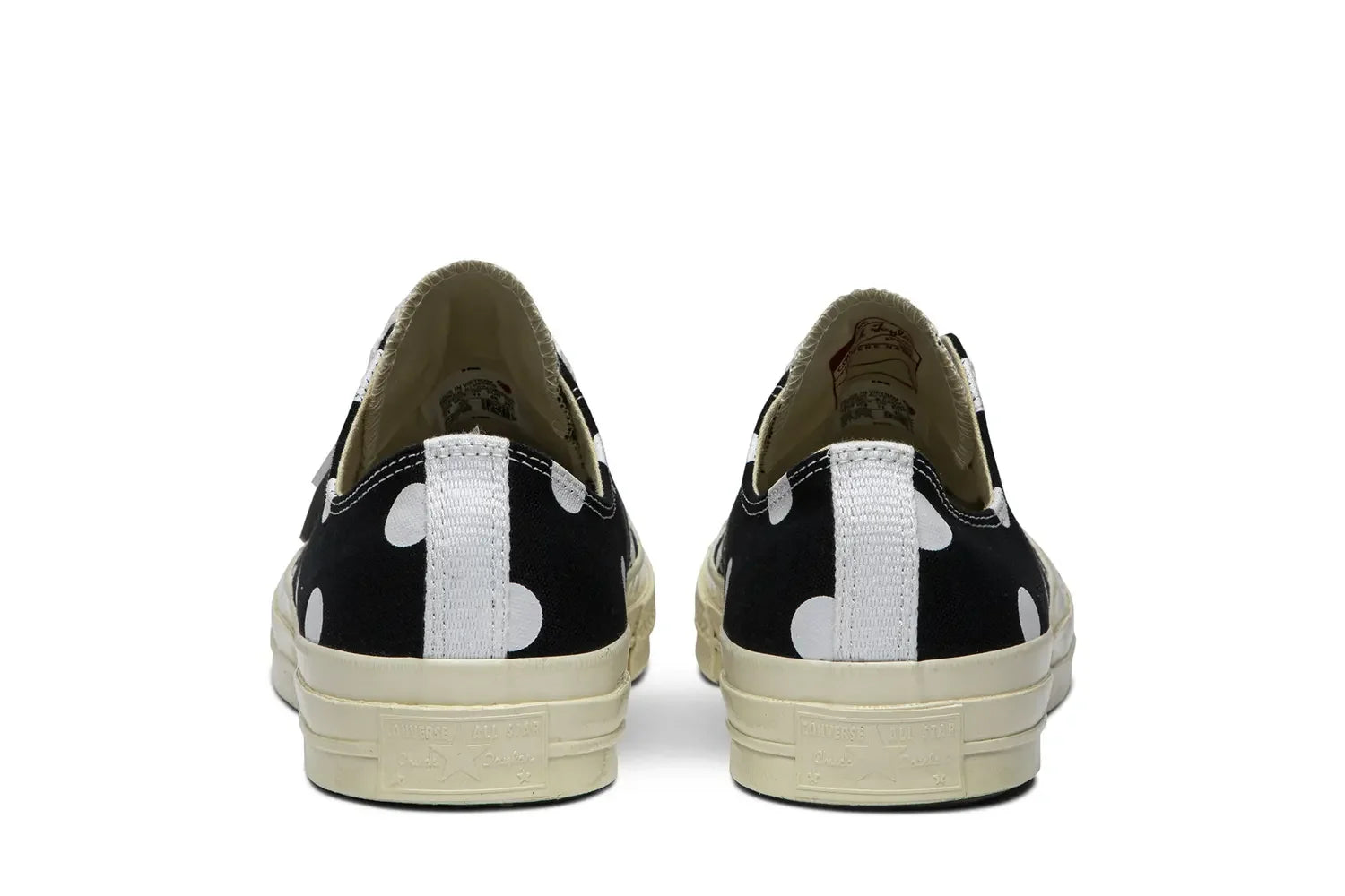 Converse-Chuck-Taylor-All-Star- 70 -Ox-Comme-des-Garcons-Polka-Dot- Black- Back
