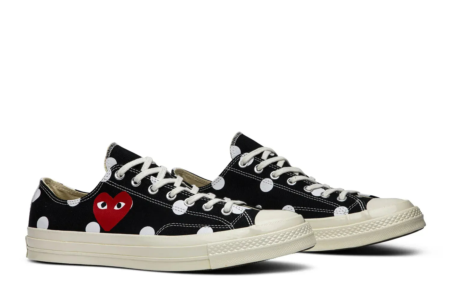 Converse-Chuck-Taylor-All-Star- 70 -Ox-Comme-des-Garcons-Polka-Dot- Black- Pair