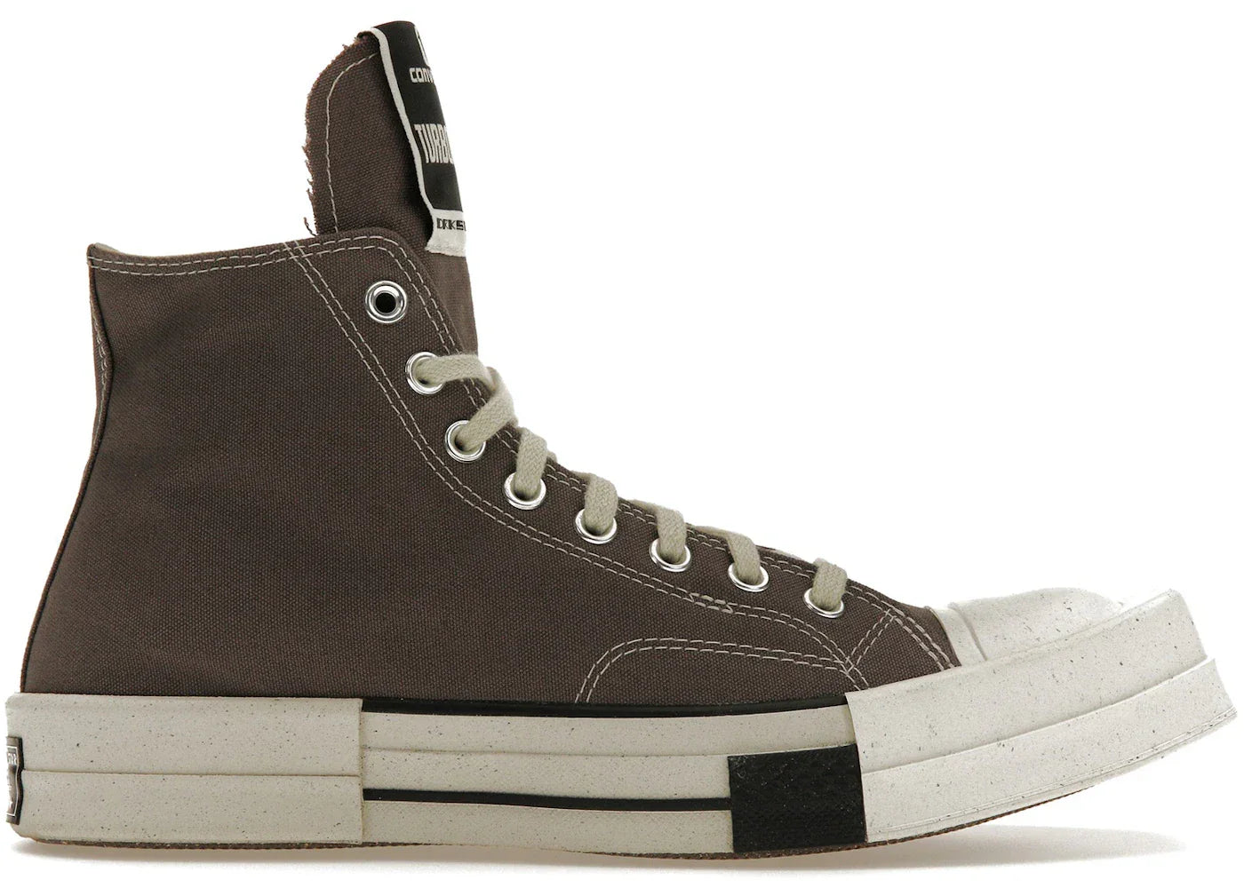 Converse TURBODRK Laceless Chuck Taylor All Star 70 Hi Rick Owens DRKSHDW Iron
